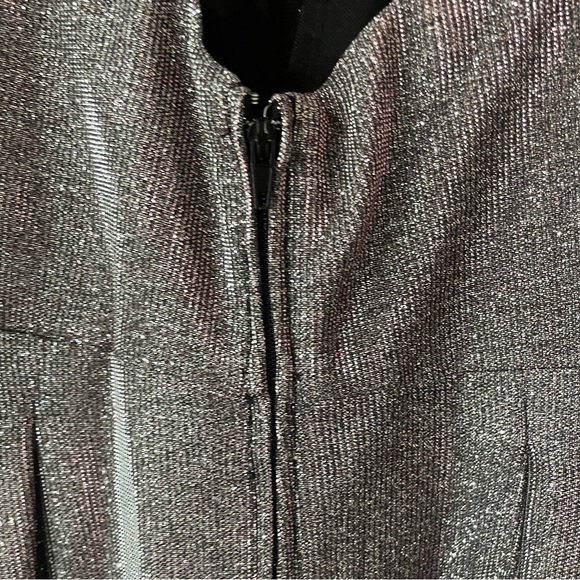 Crystal Doll Formal Shimmering Gown Silver/Pink/Purple Size 5 With Pockets NWT - Picture 4 of 5